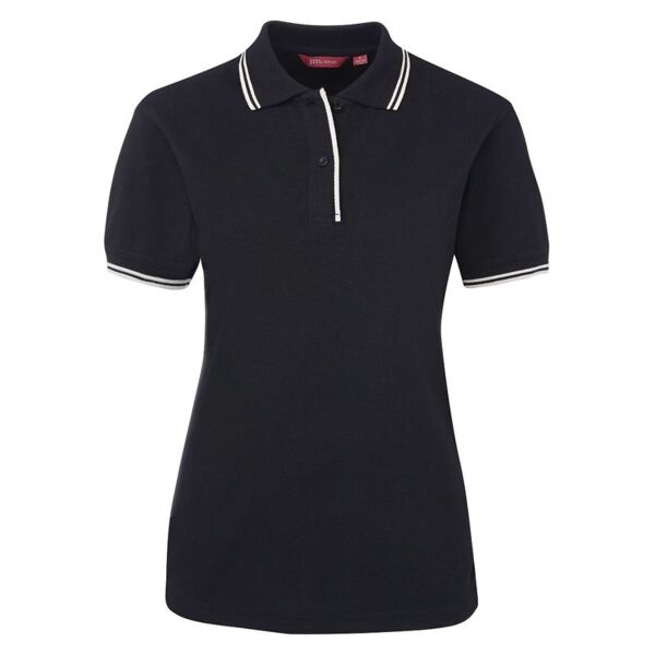 Womens Contrast Polo Thumbnail