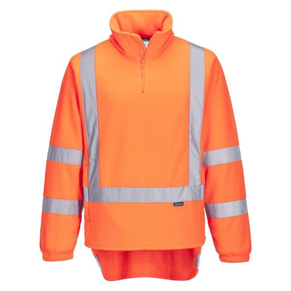 Hi-Vis X Back 1/4 Zip Polar Fleece TTMC-W17 Thumbnail