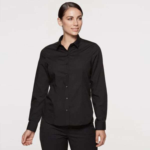 Womens Kingswood Shirt Long Sleeves Thumbnail