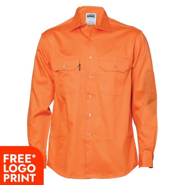 Mens Cool Breeze Work Shirt Long Sleeve Thumbnail