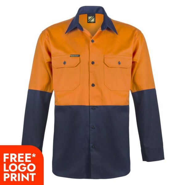 Mens Two Tone Long Sleeve Shirt  Thumbnail