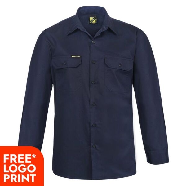 Mens Full Colour Vented Long Sleeve Shirt Thumbnail